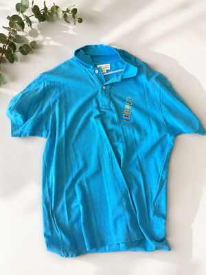 Lacoste x Polaroid Polo Shirt new, size L, blue