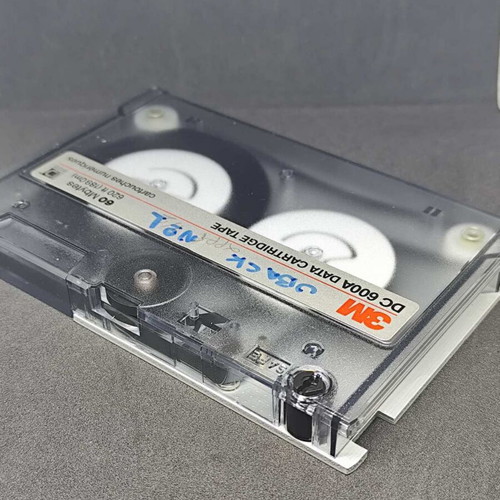 3M DC 600A Data Cartridge Tape 60MB like new, vintage retro computing