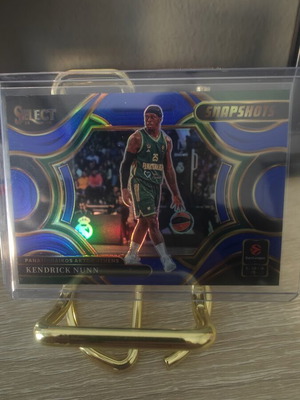 Panini Select 2025-26 EuroLeague Snapshots Blue Prizm Kendrick Nunn card