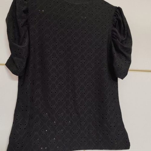 Elastic black blouse Kipour, size Large