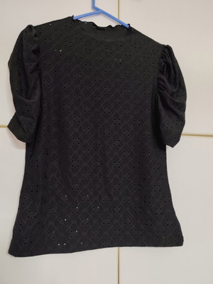 Elastic black blouse Kipour, size Large