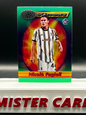 2023 Topps The Finest Flashback Nicolo Fagioli RC #14 Juventus like new