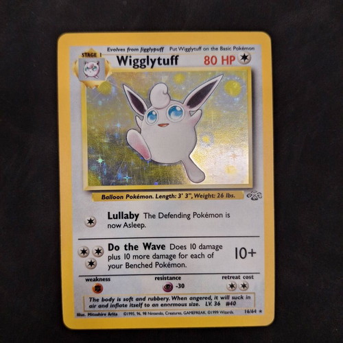 Wigglytuff Holo 1999 καινούργιο Pokemon κάρτα