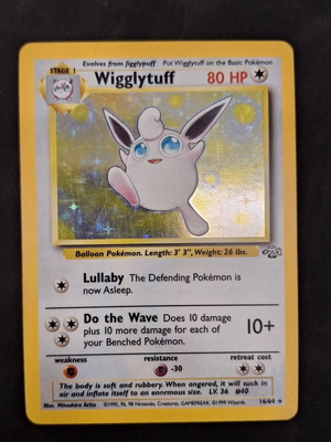 Wigglytuff holo 1999 καινούργιο Pokemon holographic