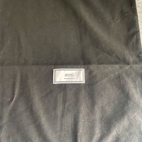 Ami Alexandre Mattiussi fabric pouches like new, pack of two