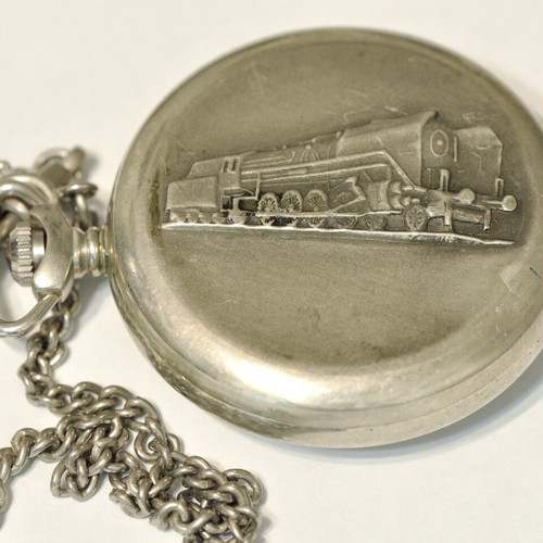 Molnija 18 Rubis pocket watch used, made in USSR