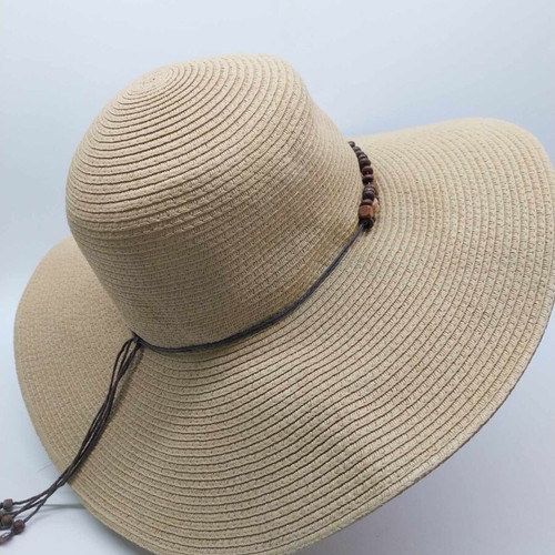 Women’s straw hat from Mexico like new, size M, beige