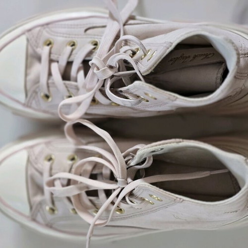 Converse Run Star Legacy CX Platform sneakers used, pink beige, size 40