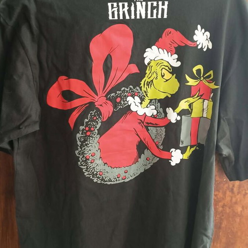 Tshirt Grinch L new, black