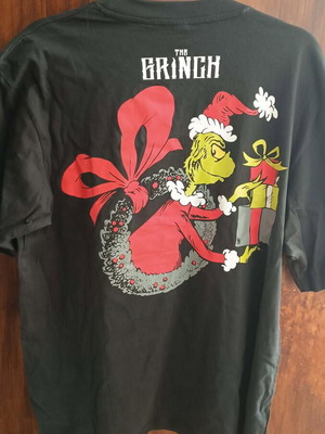 Tshirt Grinch L new, black