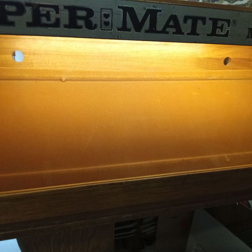Paper Mate Illuminated Showcase 1960 like new, ideal for pen and pencil collections