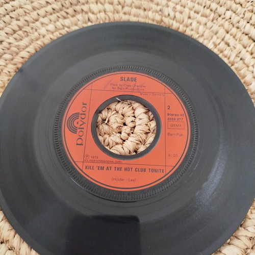 7-inch vinyl record used, Slade, Kill 'Em At The Hot Club Tonite