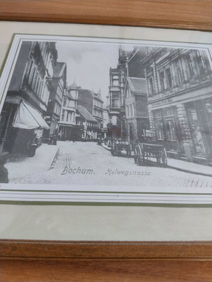 Framed poster Bochum 1900 used