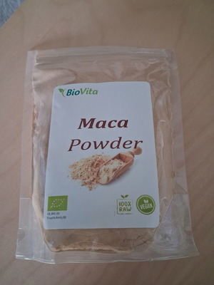 Maca Powder BioVita 150 γρ βιολογικό ωμό vegan superfood