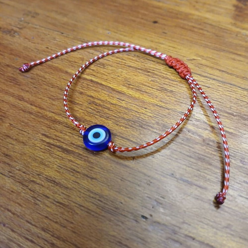 Martaki bracelet with eye, new, adjustable