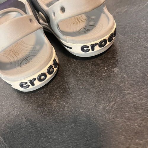 Crocs C7 gray with dark blue like new