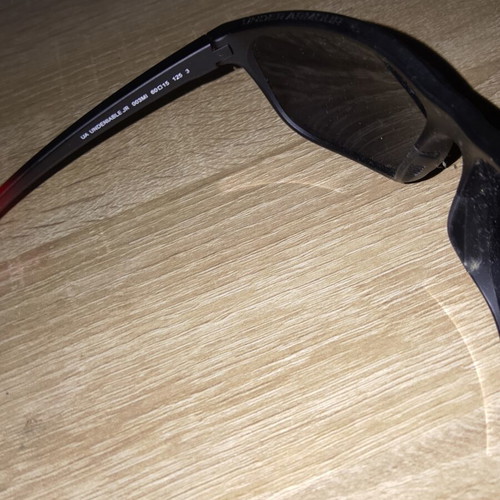 Under Armour sunglasses, black and red