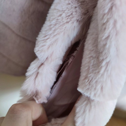 Fluffy women's fur pink like new, one size