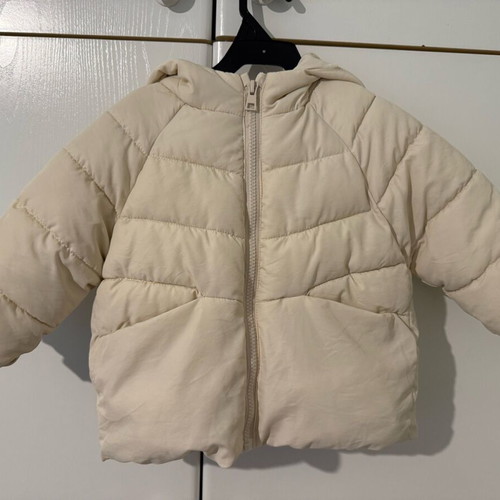 Zara jacket with fleece lining, hood, size 12-18 months like new