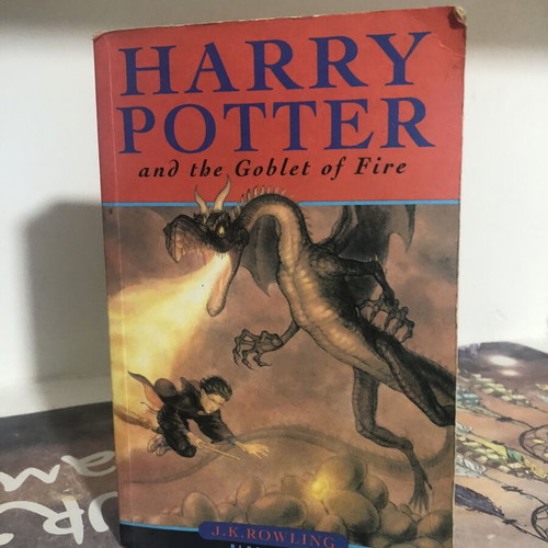 Harry Potter and the Goblet of Fire first edition paperback book