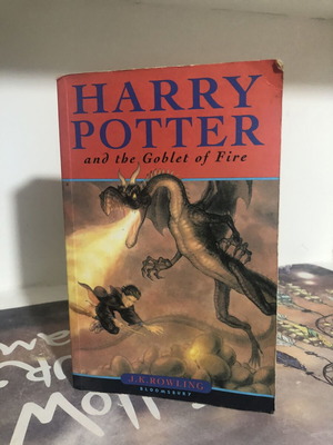 Harry Potter and the Goblet of Fire first edition paperback book