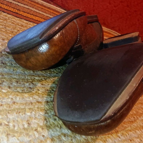Kenzo elegant shoes like new, size 43, leather and fabric