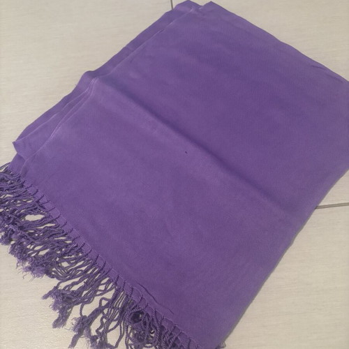 Scarf used, purple, ideal for summer