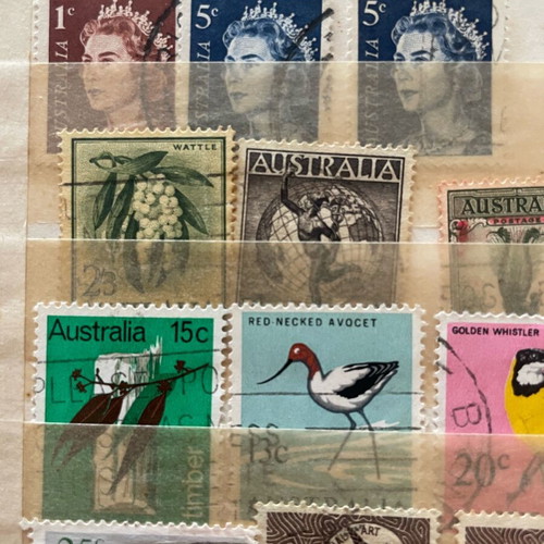 Collectible Australian stamps 1950–1965 in good condition