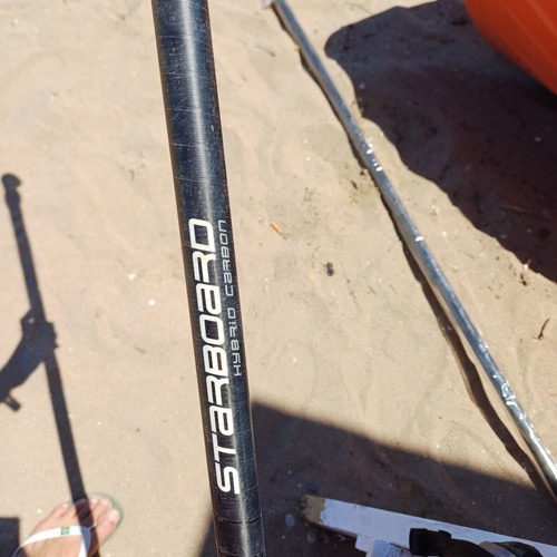 SUP paddles used carbon fiber set with blades and handles