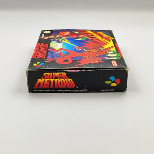 Super Metroid SNES Complete in Box used PAL ESP Super Nintendo
