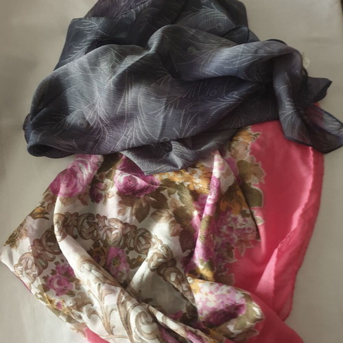 Scarves, shawls and scarves new, pack of 100 colorful pieces
