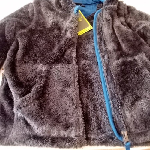 Children's jacket with hood new for 7 years gray