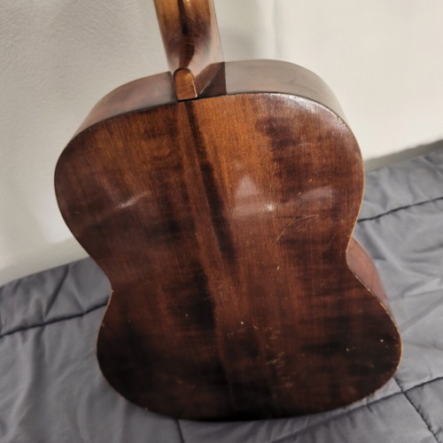 Romanian folk guitar used, 60-70s, solid spruce, with magnet