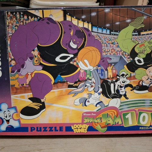 Looney Tunes Space Jam puzzle used with 104 pieces