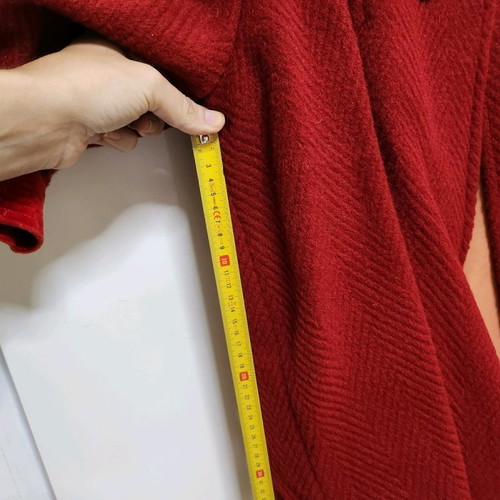 Red woolen children's coat used