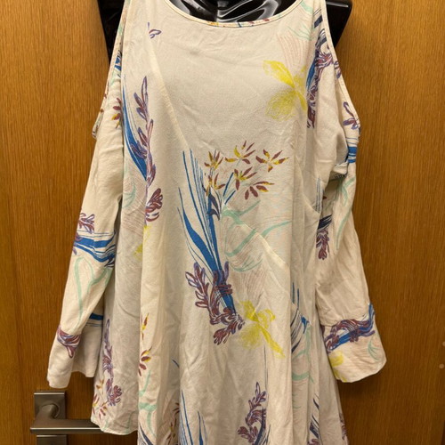 Free People asymmetrical tunic dress, off-shoulder, like new, XS