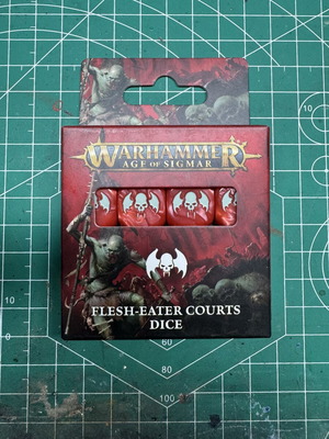 Flesh-eater Courts Dice Warhammer Age of Sigmar like new