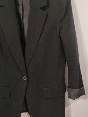 Black Jacket size 34 like new, slim fit