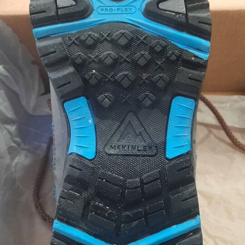 McKinley Toronto Mid AQX hiking boots like new, size 37, blue-orange
