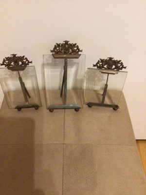 Photo frames, two small 8x13 cm and one 9x14 cm