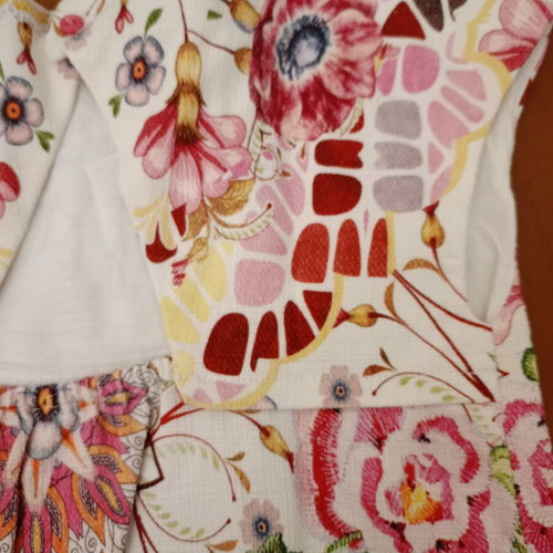 Ethnic-Chic Floral Dress Zara Girls 7 Years 122cm New