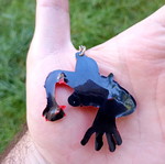Spiderman keychain used, rubber