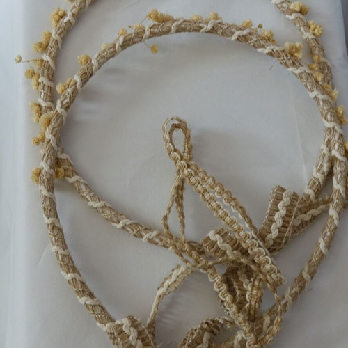 Handmade wedding crowns new boho with dried gypsophila