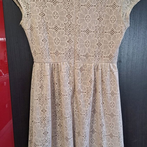 Badila dress like new, beige lace, size M