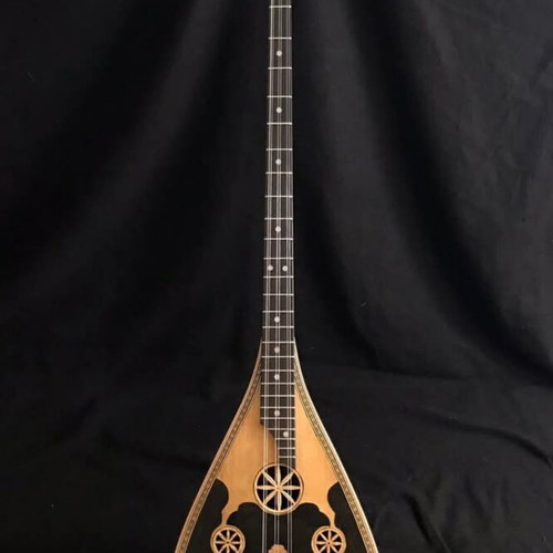 Tambourompouzouko new handcrafted string instrument by Manos Lantzanakis
