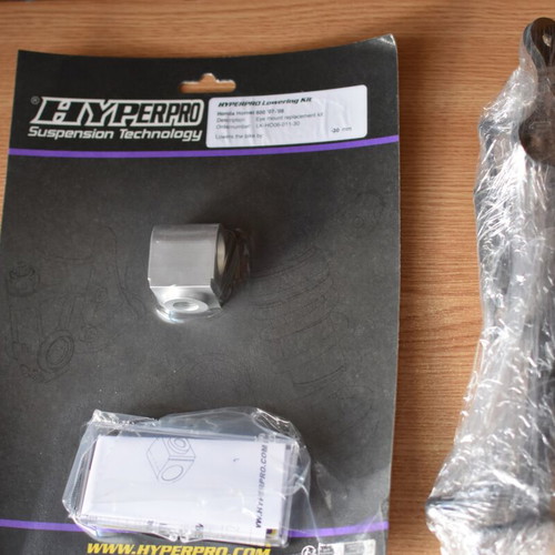 Hyperpro lowering kit with factory side stand for Honda CB600F Hornet (07-10)