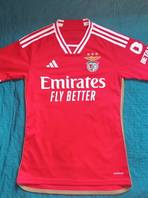 Benfica Home Jersey 23/24 120th Anniversary Size XS