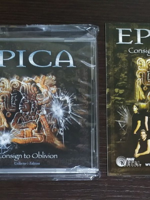 Epica Consign To Oblivion CD + DVD μεταχειρισμένο, ιαπωνική έκδοση Avalon MIZP-60009