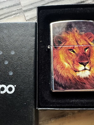 Zippo αναπτήρας Lion Portrait, vintage 2006, κατασκευής ΗΠΑ