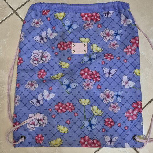 Santoro Gorjuss Send Me Flowers drawstring backpack new, colorful